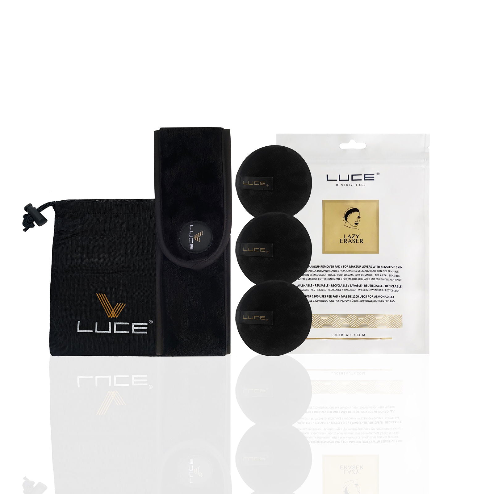 Eco-Conscious 5-Piece Makeup Remover Set - Soft & Effective - LuceBeauty.com