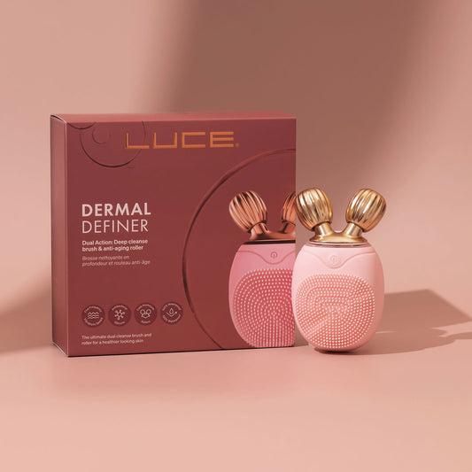 LUCE Facial Cleansing Brush+ Roller - LuceBeauty.com
