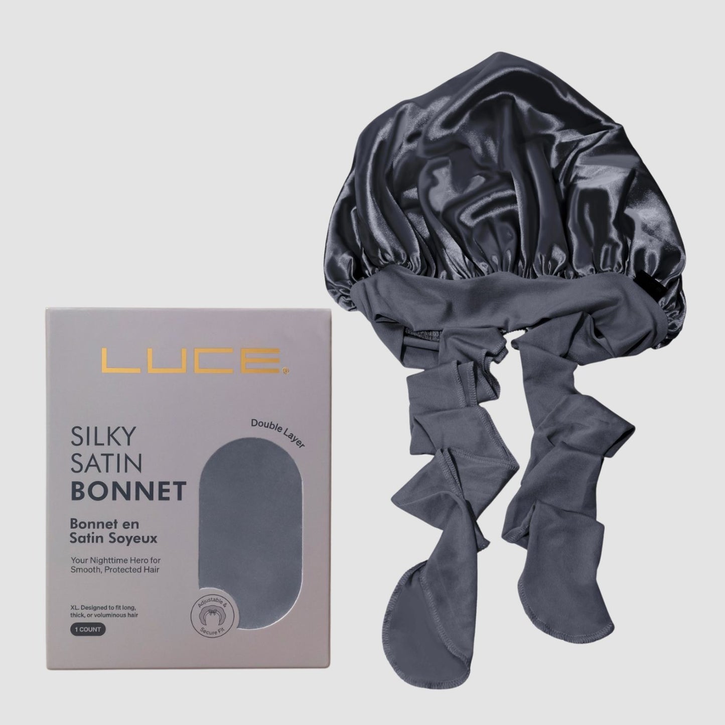 Luxury Satin Hair Bonnet – Double Layered for Frizz-Free Hair