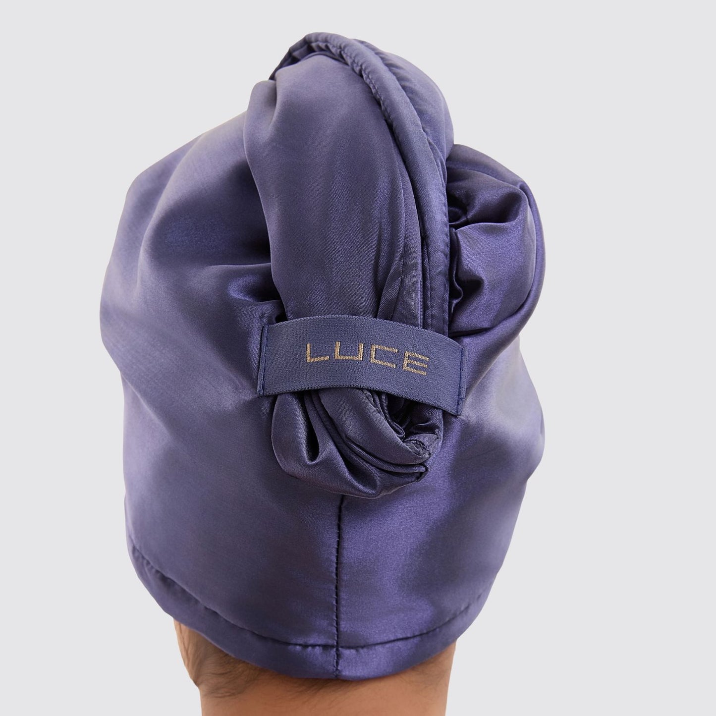 Satin-Lined Hair Wrap Towel for Sensitive & Damaged Hair