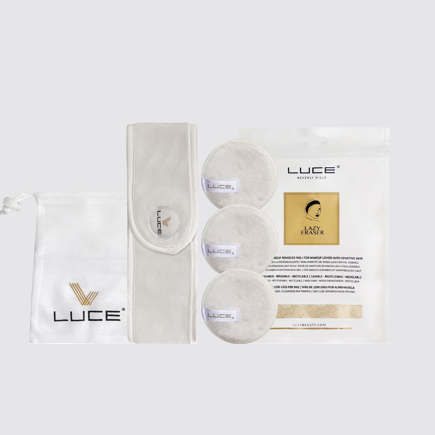 Eco-Conscious 5-Piece Makeup Remover Set - Soft & Effective