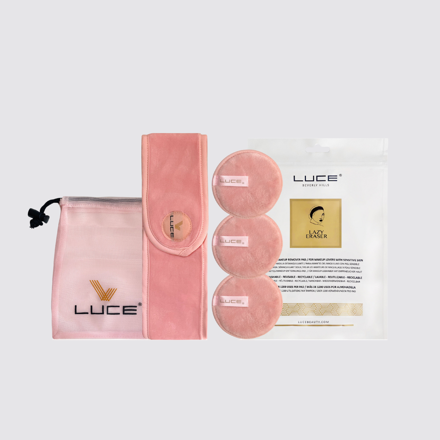 Eco-Conscious 5-Piece Makeup Remover Set - Soft & Effective