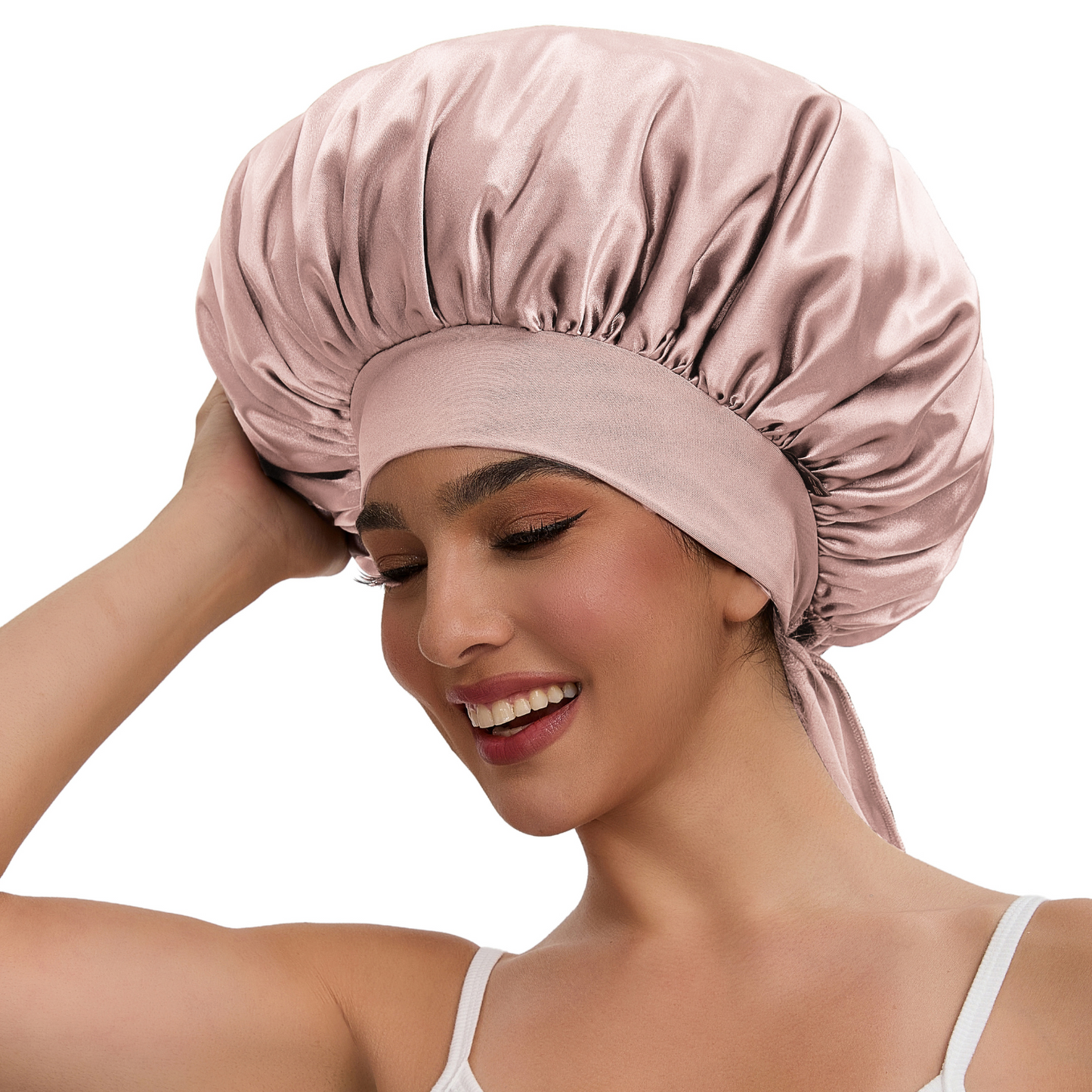 Luxury Satin Hair Bonnet – Double Layered for Frizz-Free Hair