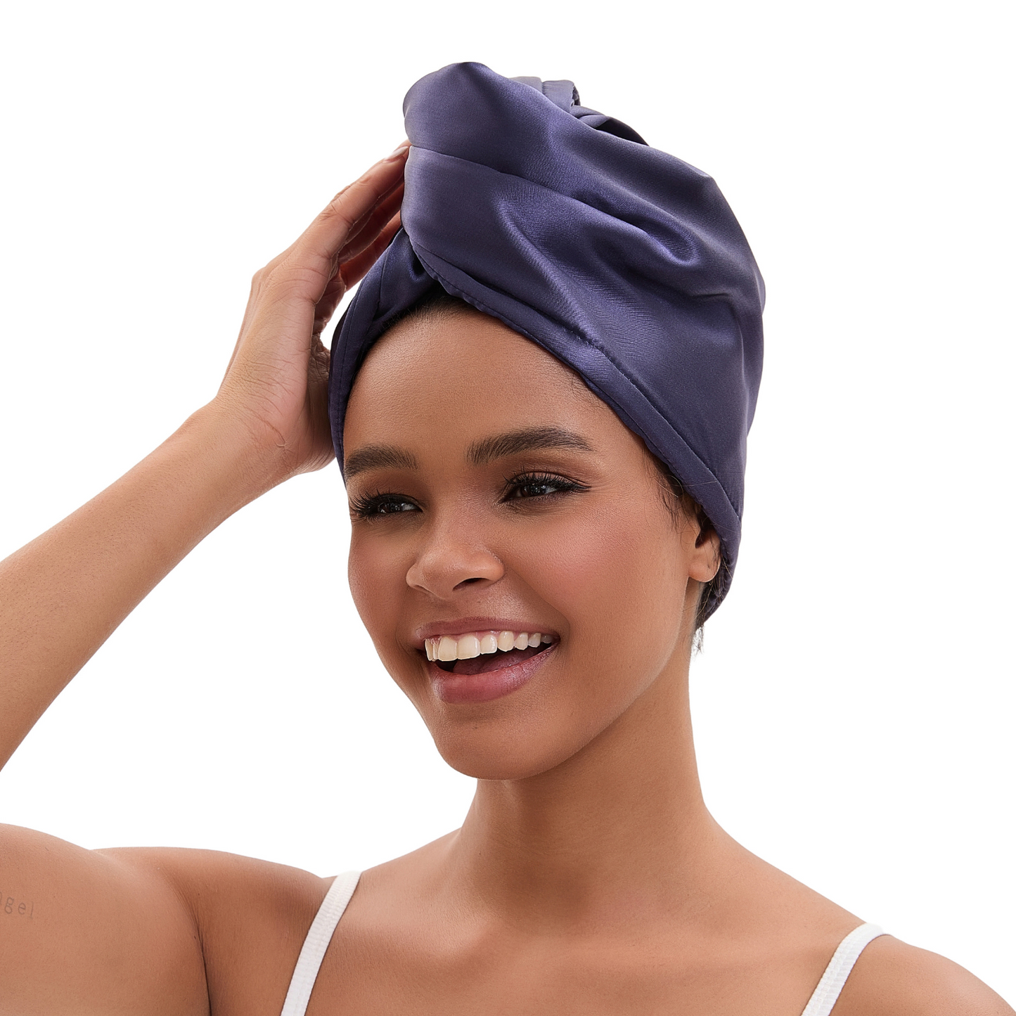 Satin-Wrap Hair Towel