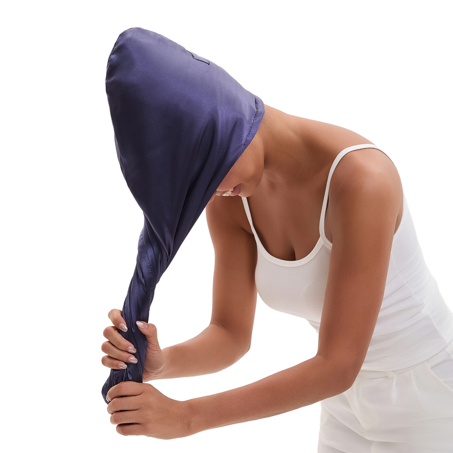 Satin-Wrap Hair Towel
