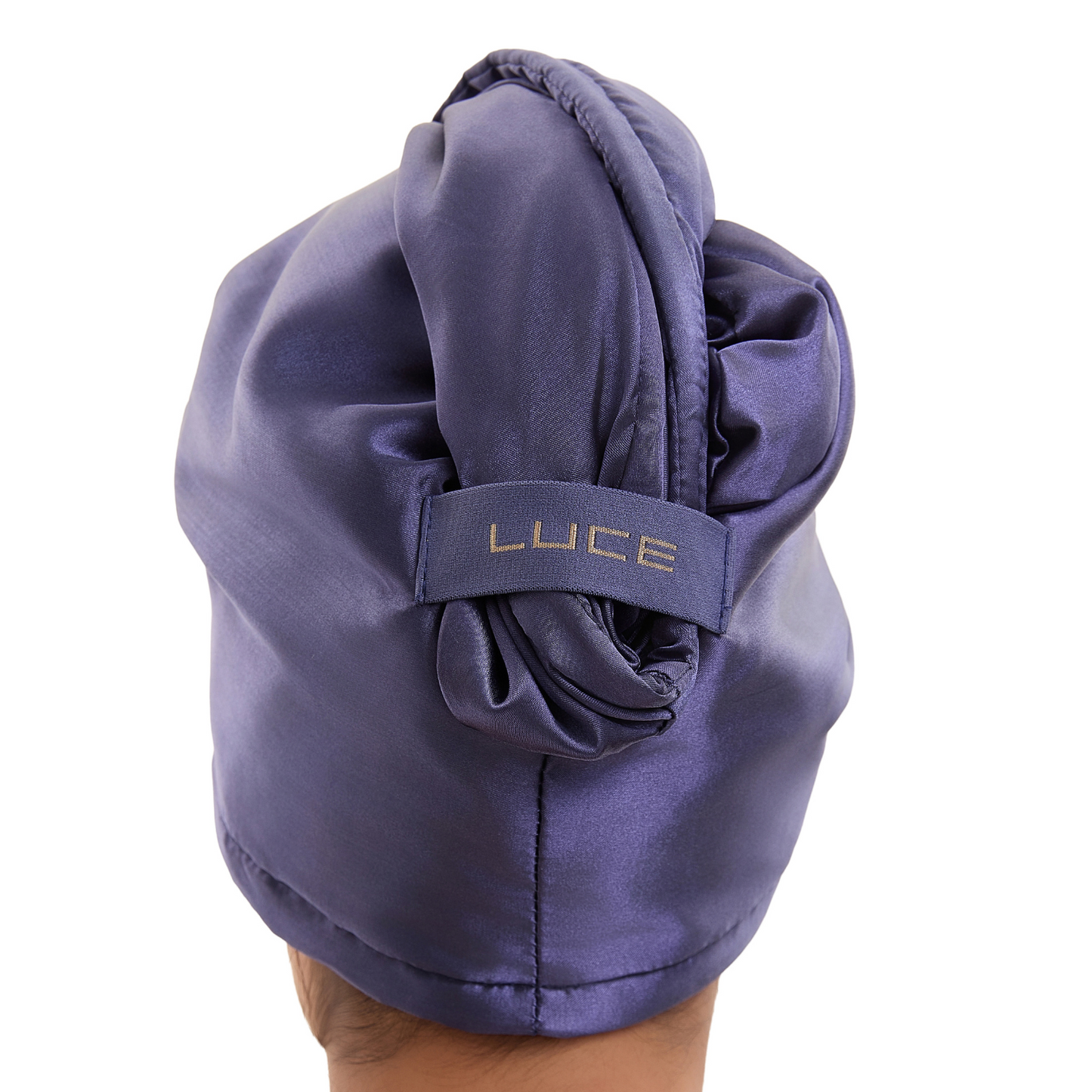 Satin-Wrap Hair Towel
