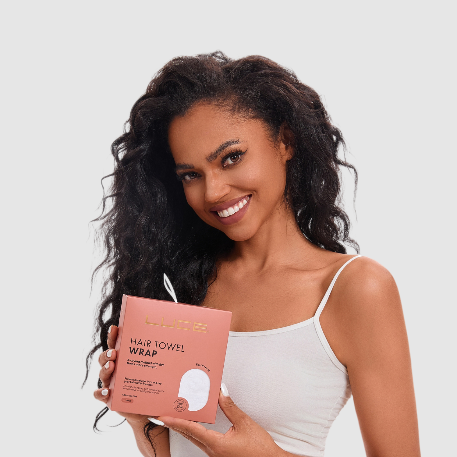 Adjustable Hair Towel Wrap - Eco-Friendly and Ultra-Absorbent - LuceBeauty.com