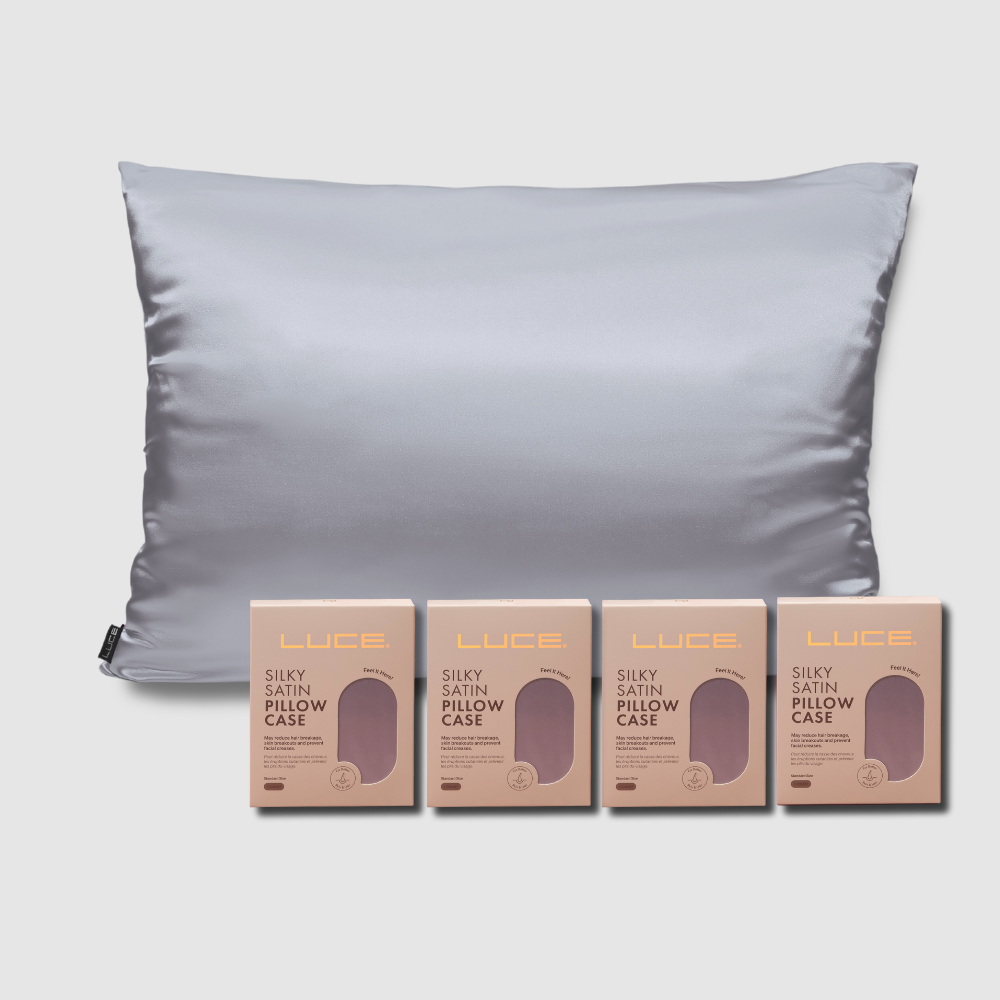 Silky Satin Pillowcase Bundle - White