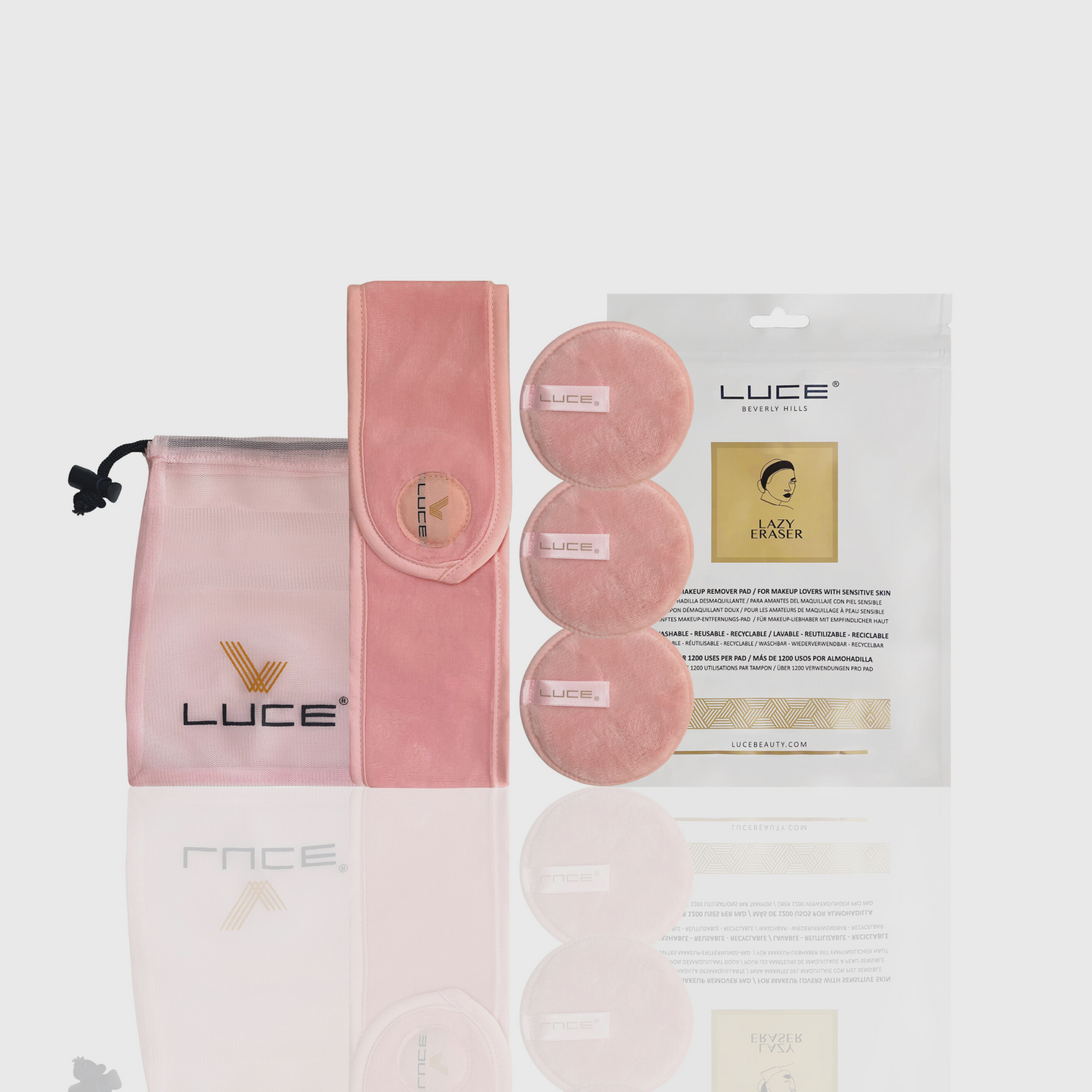 Eco-Conscious 5-Piece Makeup Remover Set - Soft & Effective - LuceBeauty.com