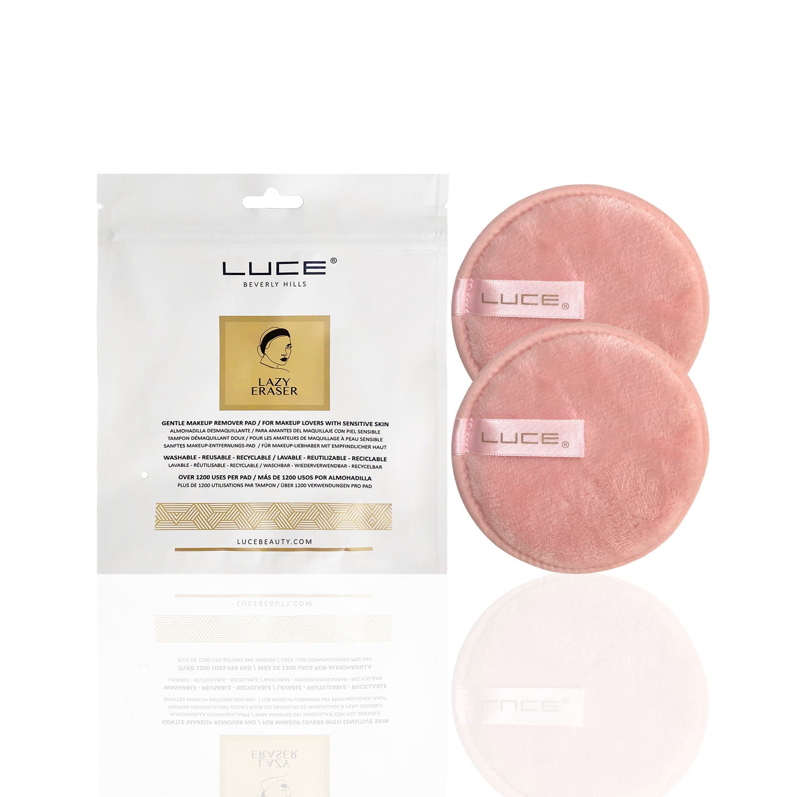 LUCE Lazy Eraser Makeup Remover Pads - 2 Count - LuceBeauty.com