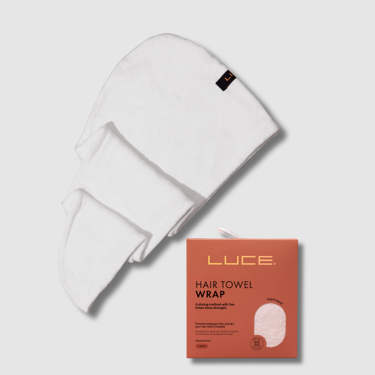 Adjustable Hair Towel Wrap - Eco-Friendly and Ultra-Absorbent