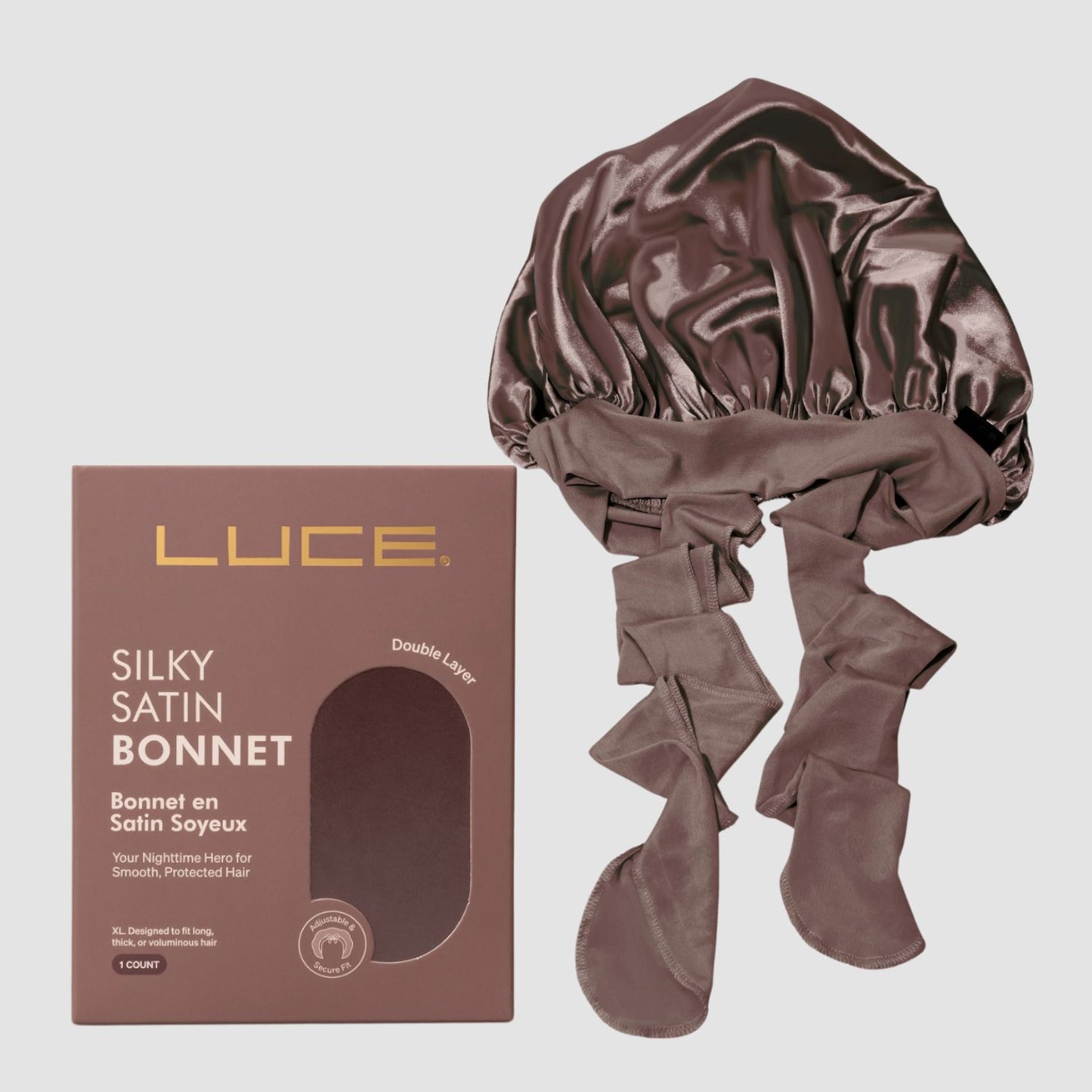 Luxury Satin Hair Bonnet – Double Layered for Frizz-Free Hair