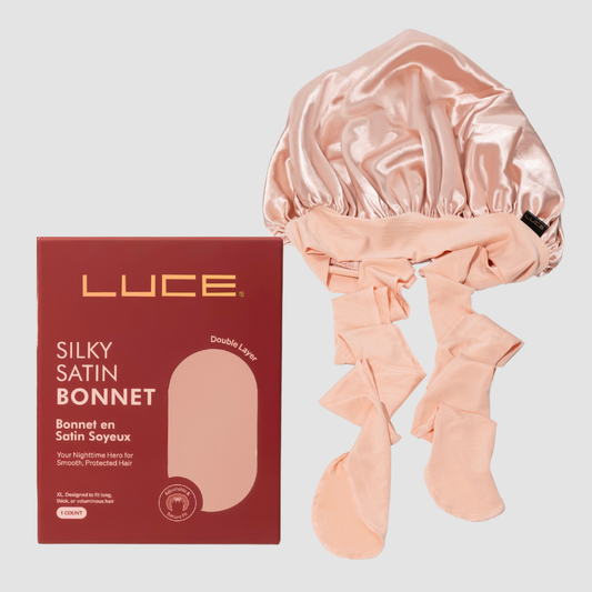 Luxury Satin Hair Bonnet – Double Layered for Frizz-Free Hair