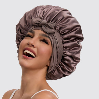 Luxury Satin Hair Bonnet – Double Layered for Frizz-Free Hair