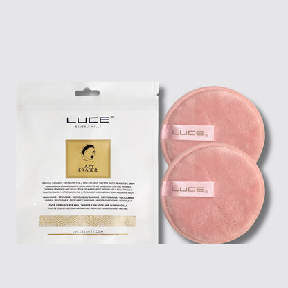 LUCE Lazy Eraser Makeup Remover Pads - 2 Count